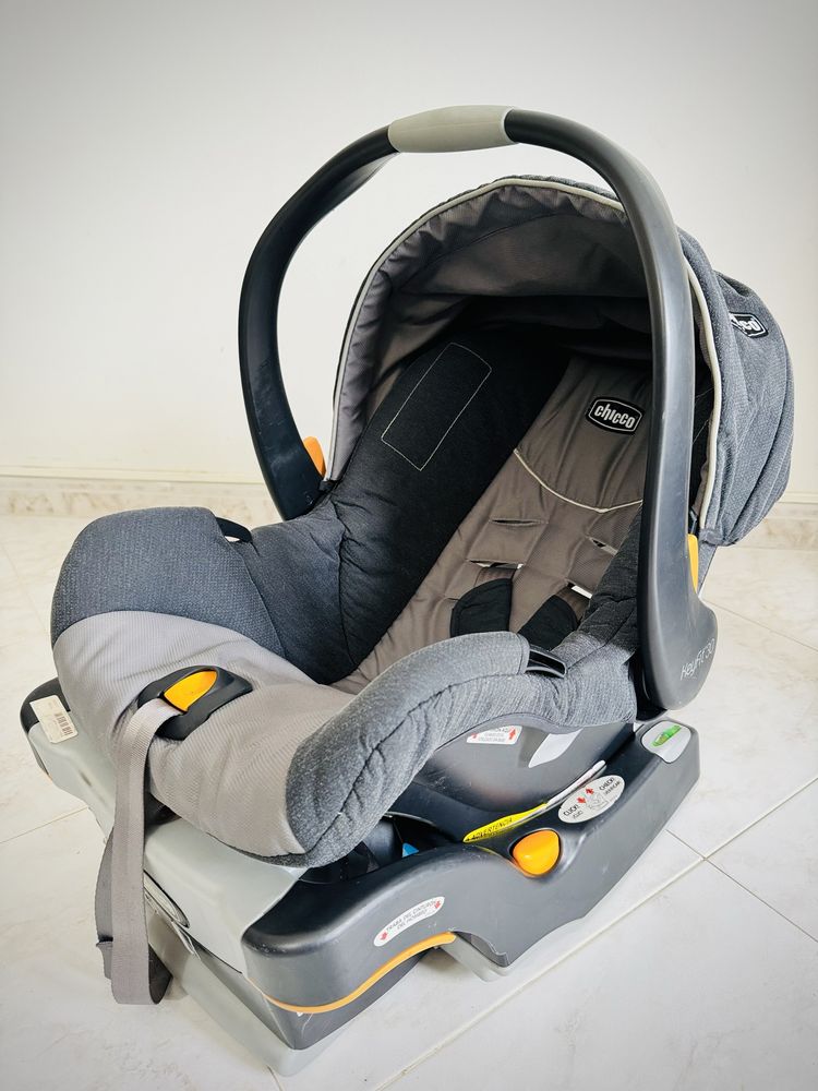 Trio Chicco Bravo - Carrinho, bebê conforto e assento carro