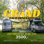 VW Grand California Wynajem Nowy 2025! Wolne Terminy! Kamper CamperVan