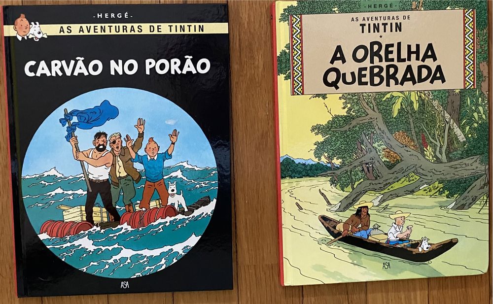 10 Livros das “Aventuras de Tim Tim”