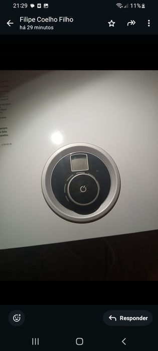 Esquentador práticamente novo