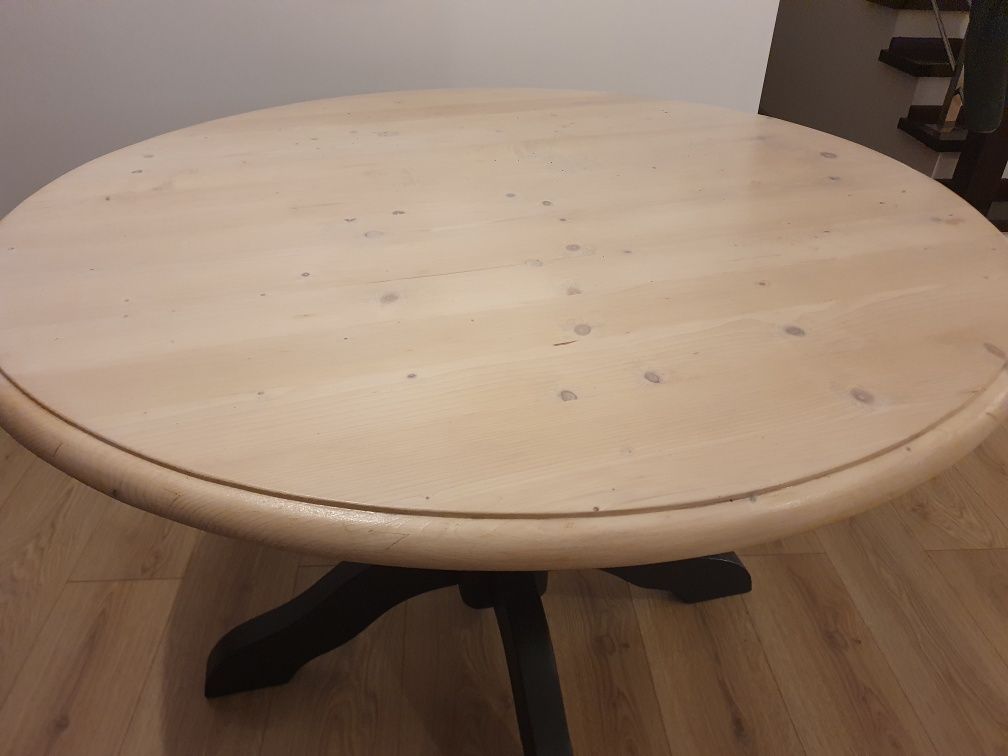Stół okrągły drewniany 110 cm
