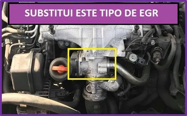SUPRESSOR EGR VW AUDI SEAT SKODA 1.2 1.4 1.9 2.0 TDI - CINZENTO