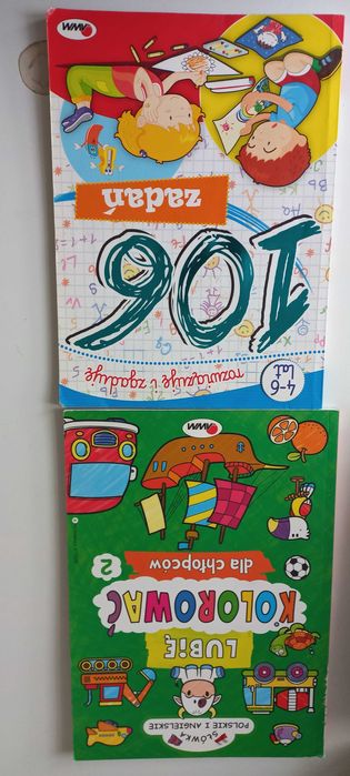 Kolorowanki + Łamigłówki -> razem 20 książeczek - 15 złoty