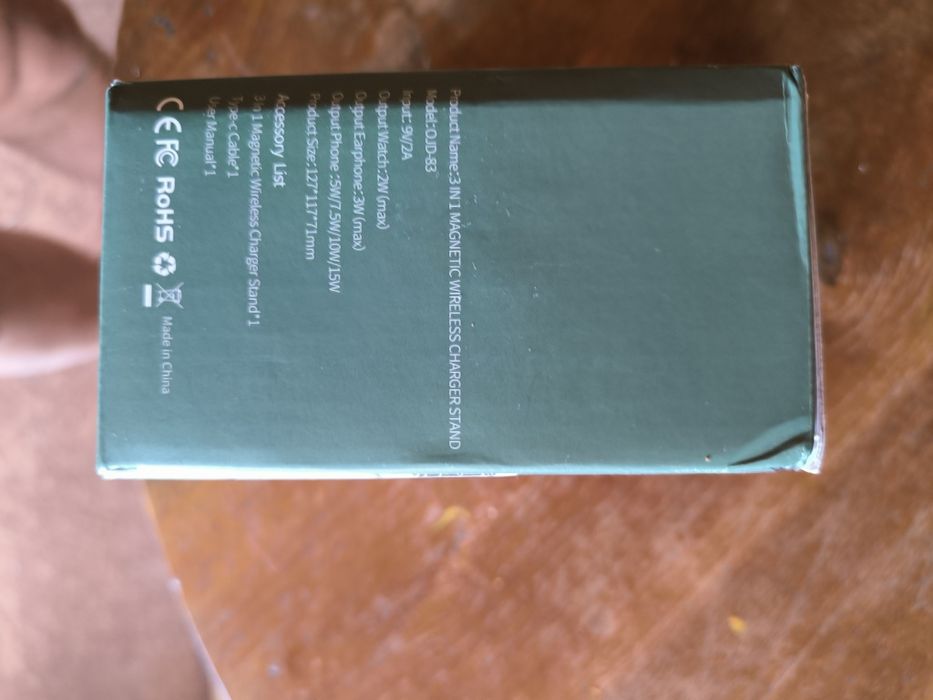 Ładowarka bezprzewodowa do smartfona 3 w 1