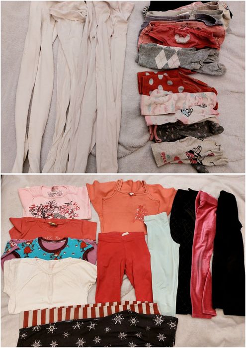 Paka ubranek dla dziewczynki, ubranka, ubrania r 116,H&M, grafisy