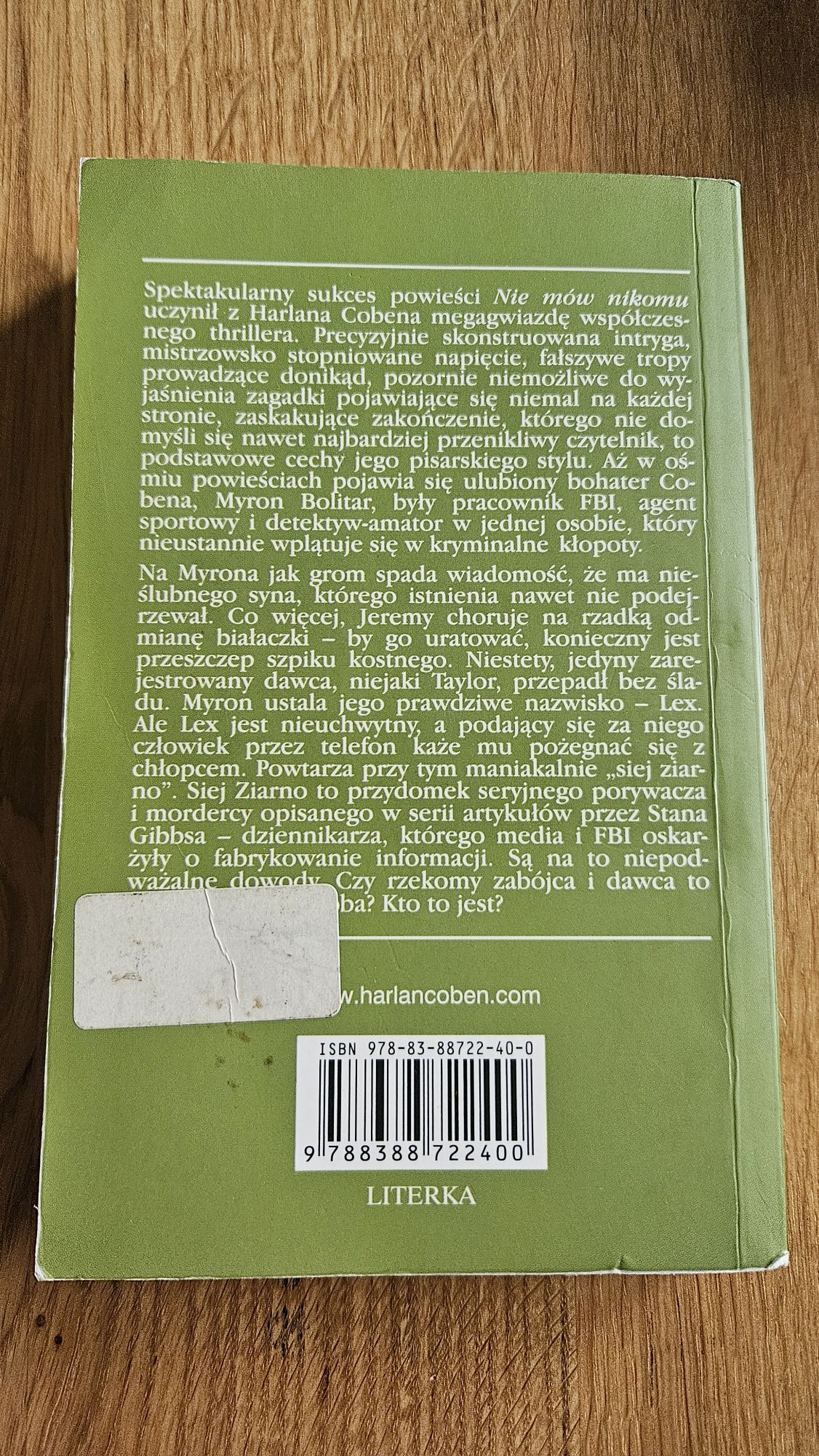 Harlan Coben Najczarniejszy strach wersja kieszonkowa