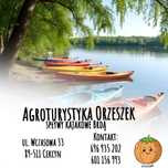 Splywy kajokowe rzeką  Brdą