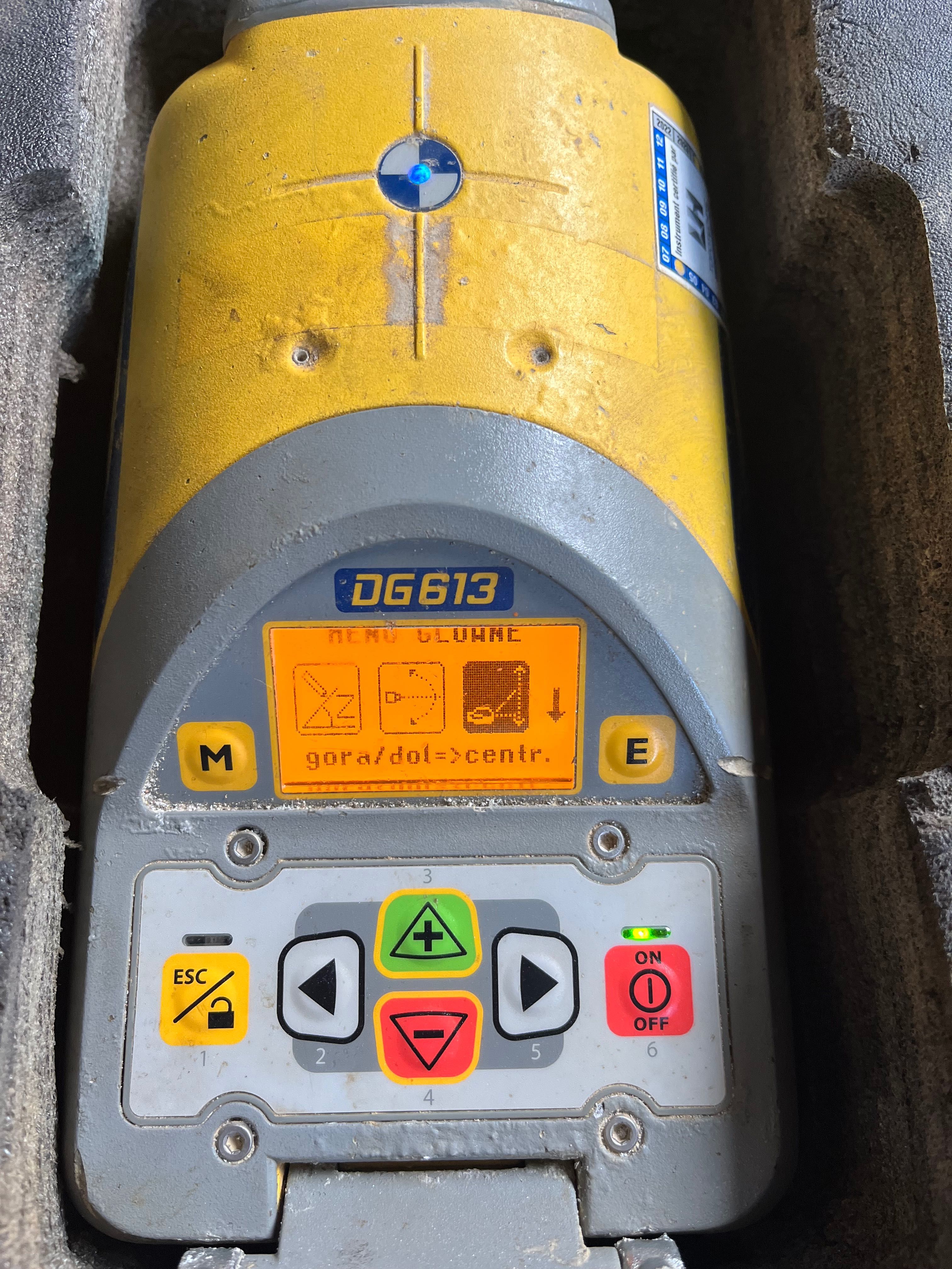 Laser rurowy kanalizacyjny spectra dg616 leica hilti topcon