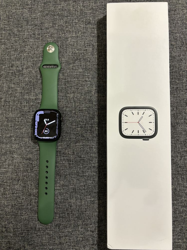 Apple Watch 7 41mm LTE green АКБ 100%