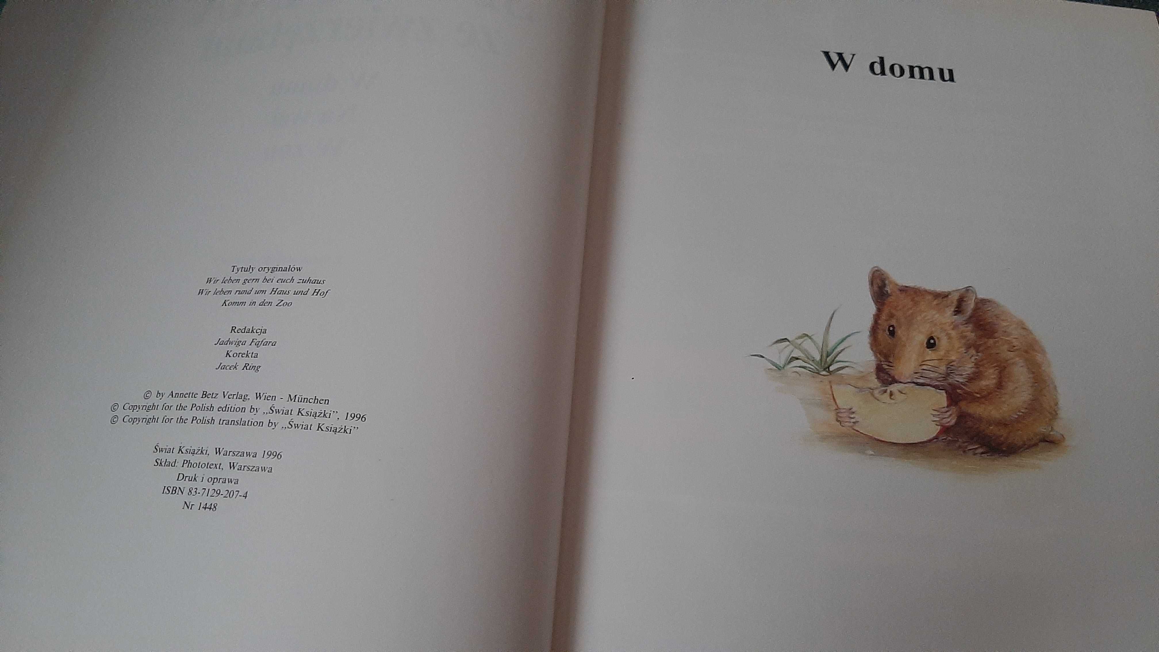 Susanne Riha Spotkania ze zwierzęta wiejskie domowe egzotyczne