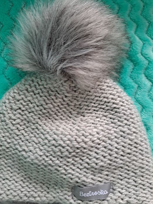 Pilotka / czapka z wełny merino rozm. 62