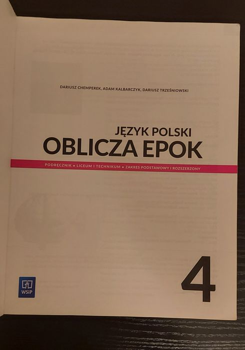 Oblicza Epoki 4  podręcznik