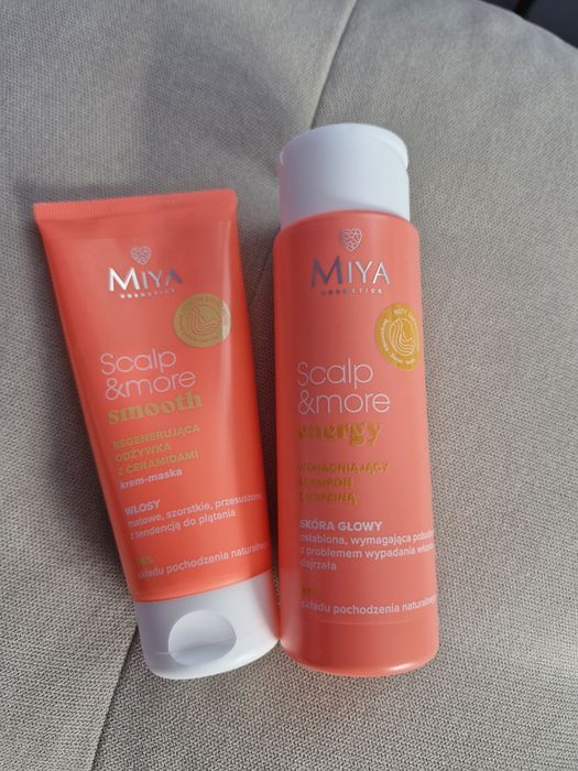 Nowy szampon I odrzywka miya cosmetics wzmacniający odbudowujący