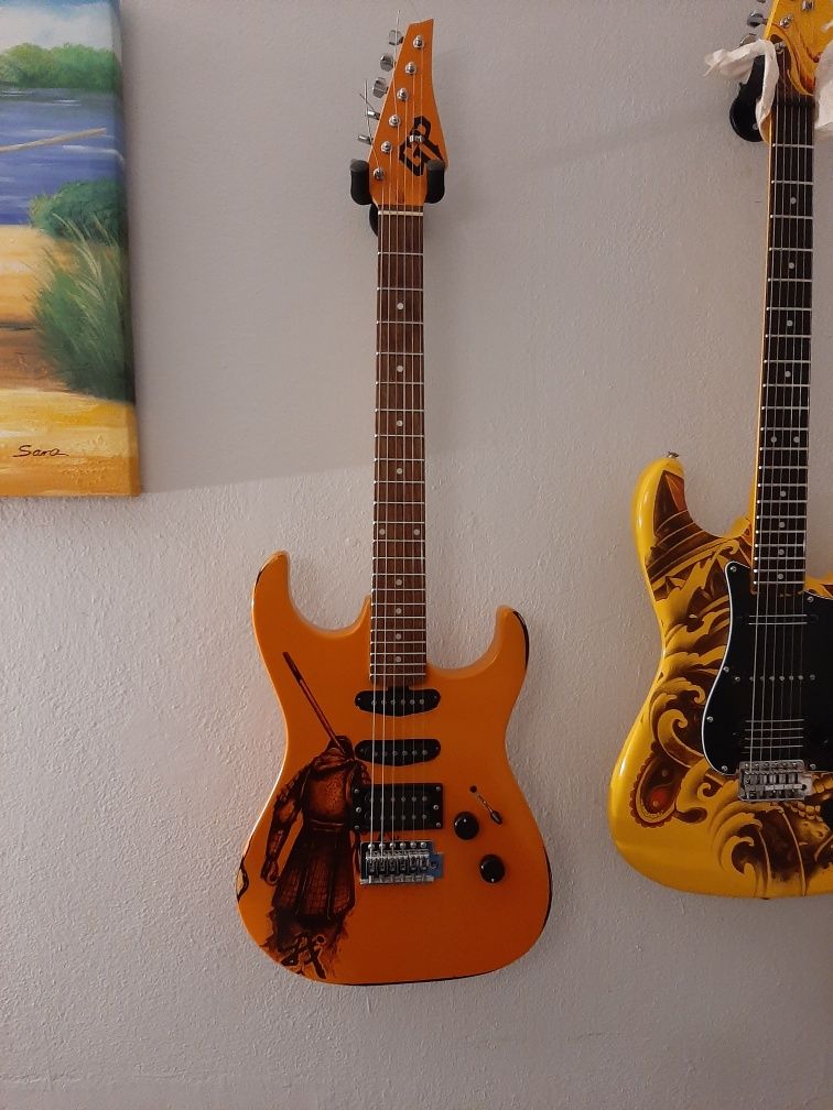 Gitara elektryczna super strat custom vintage HSS nie Ibanez