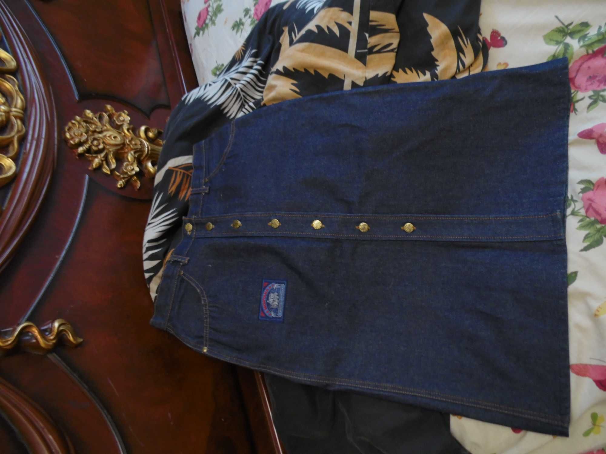новая джинсовая юбка Montana  1980 годы оригинал