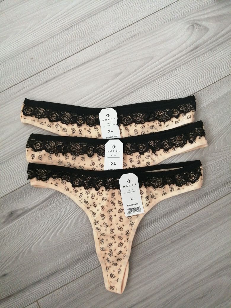 Nowe stringi damskie L-XL 3x