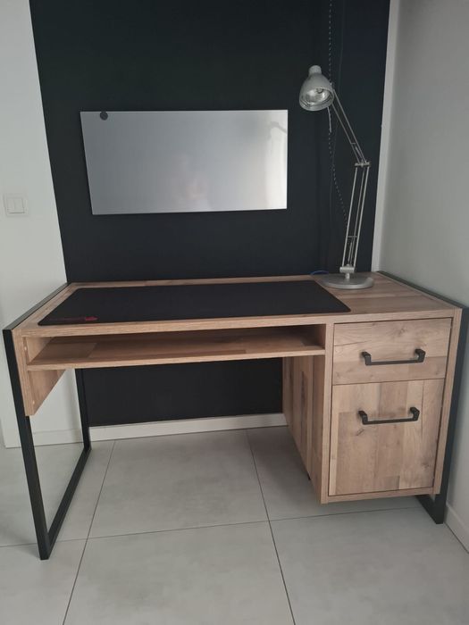 Biurko HUD HUDB211R firmy FORTE dąb klepkowy