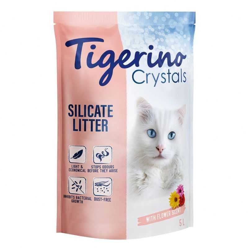 Żwirek dla kota silikonowy Tigerino Crystals 5 l OKAZJA !!!