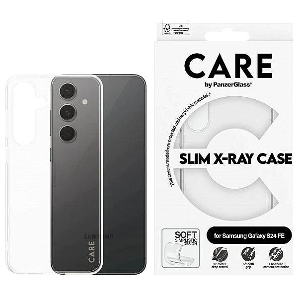 CARE by PanzerGlass Slim X-Ray Case Sam S24 FE S721 przezroczysty/tran
