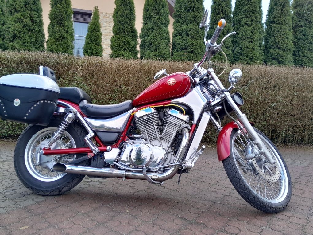 Suzuki Intruder v750 Prosta kierownica z migaczami