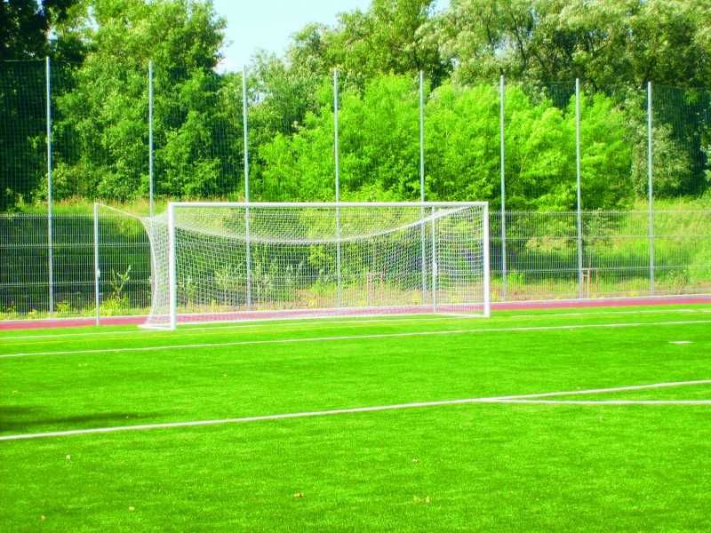 Bramka piłki nożnej Senior przenośna boiskowa Alu 7,32 x 2,44m siatka