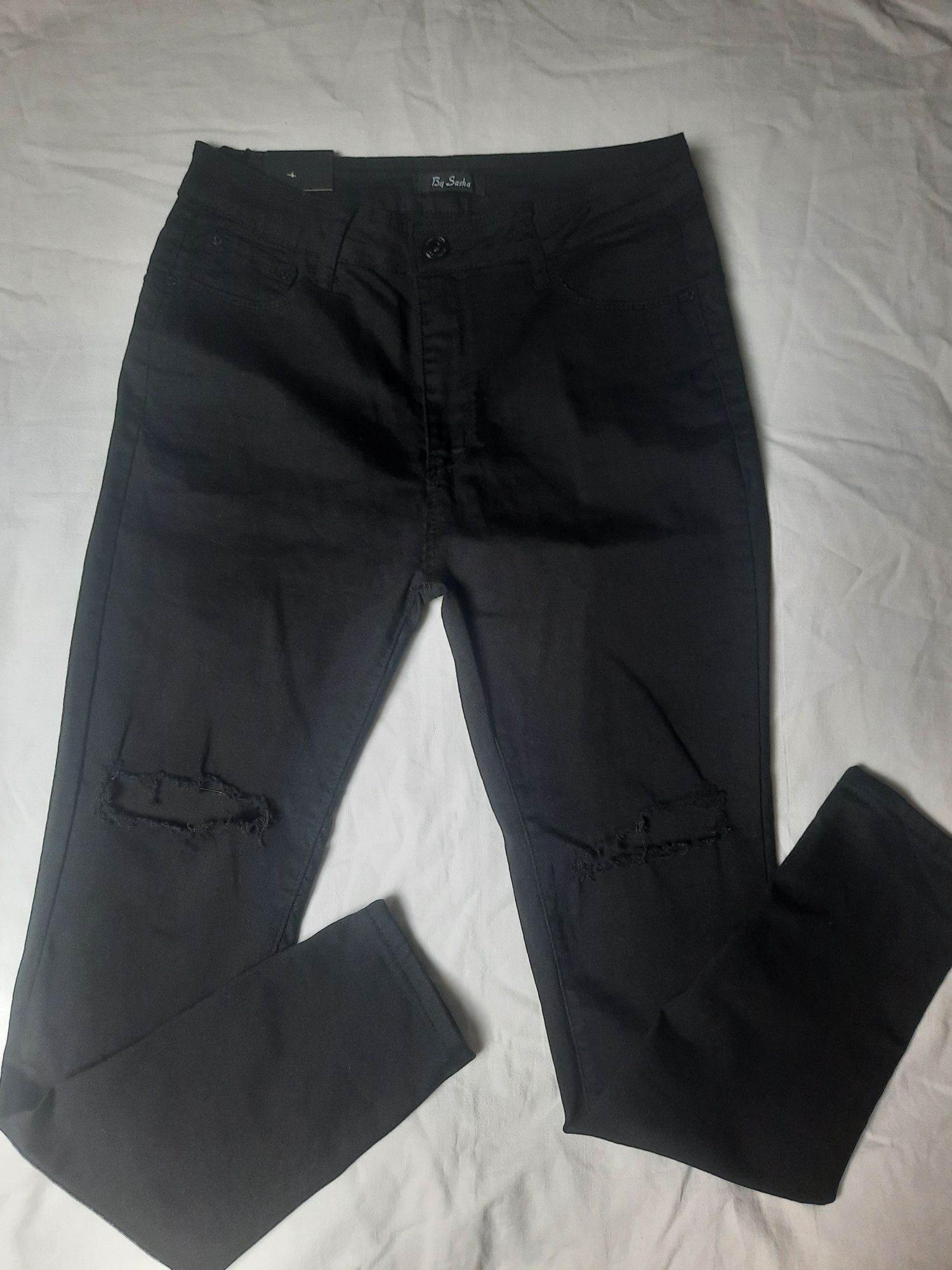 Czarne jeans skinny