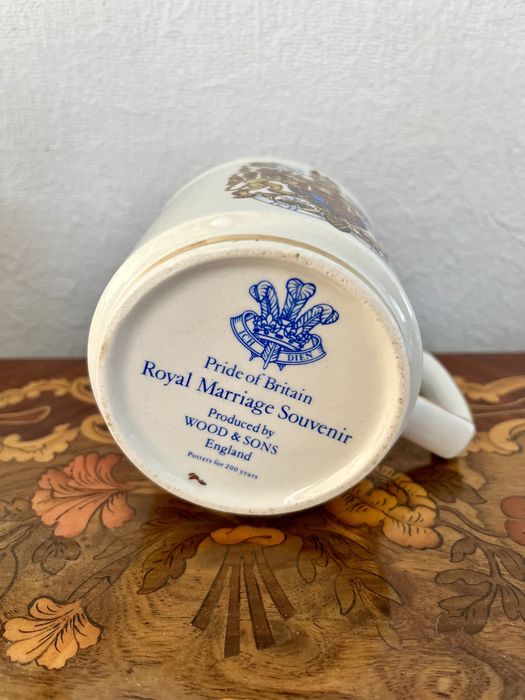 **Ślub Księżna Diana Książe Karol Kolekcjonerski Kubek Pamiątka Anglia