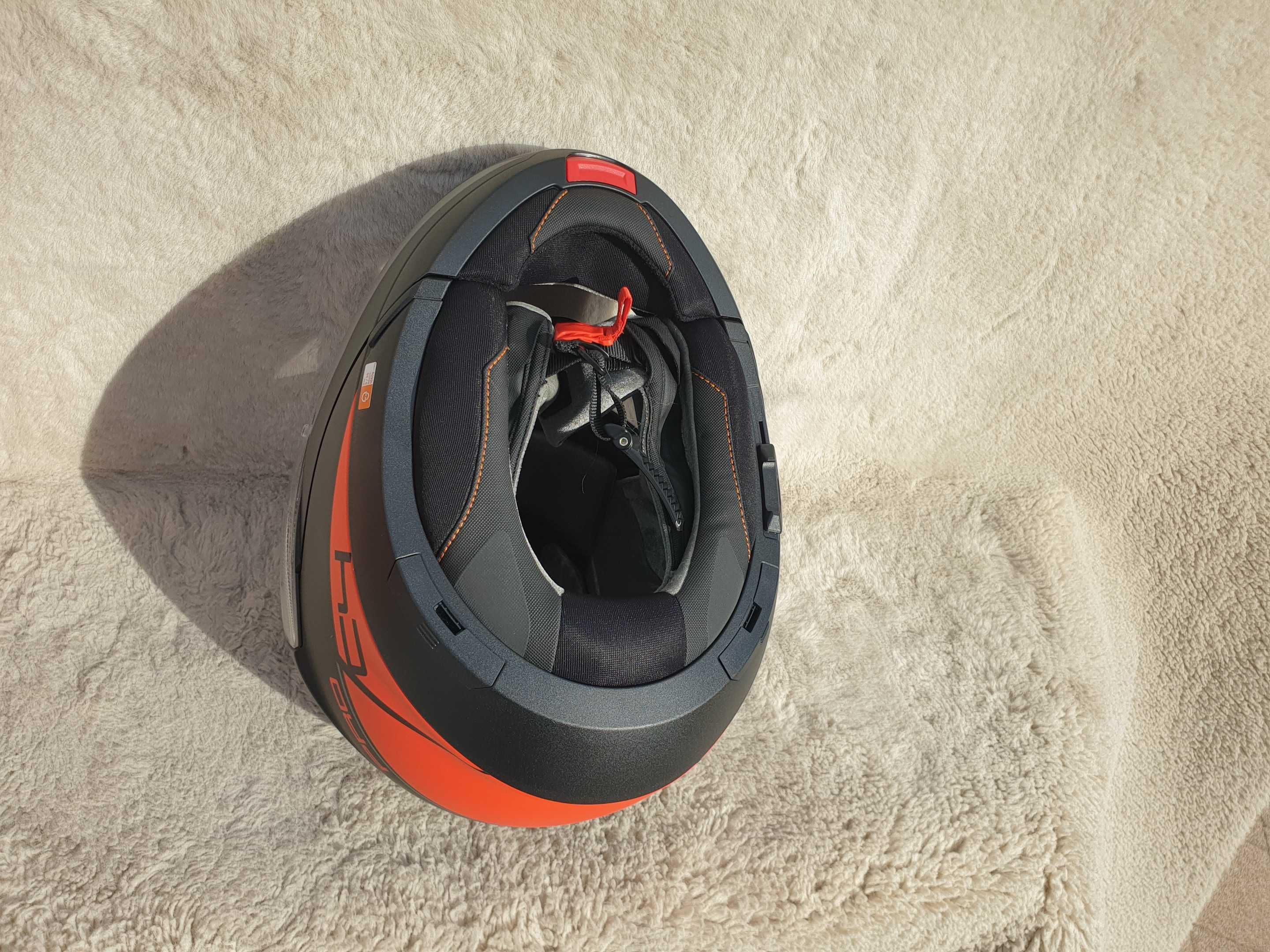 Schuberth c4 pro rozm.S  jak nowy, kask motocyklowy z blendą