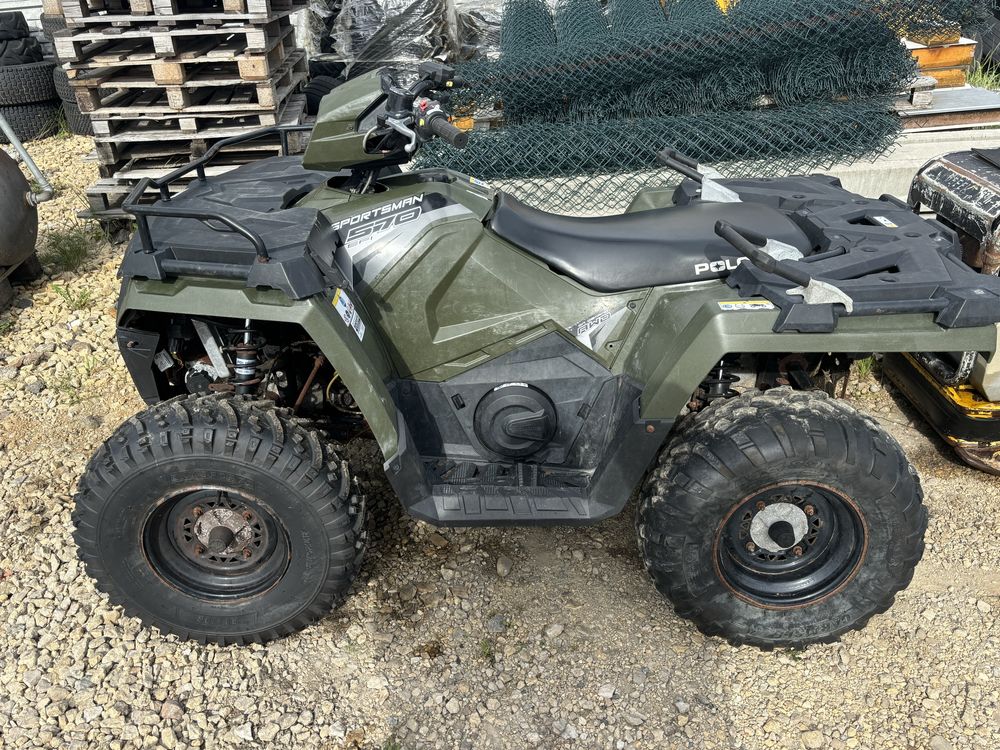Polaris 570 silnik most skrzynia osłona koła amortyzatory chłodnica