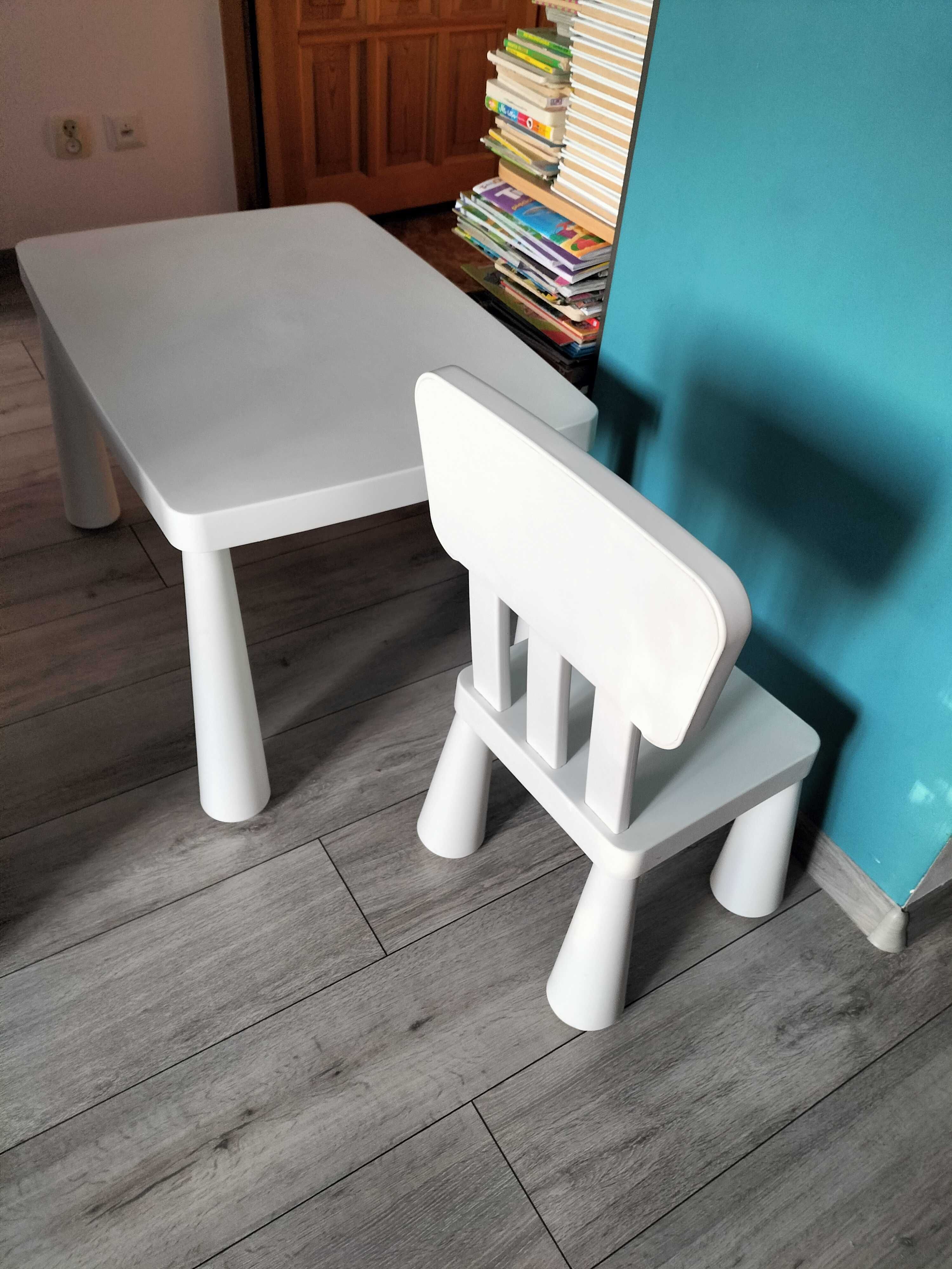 Stolik + krzesełko Ikea Mammut dla dziecka
