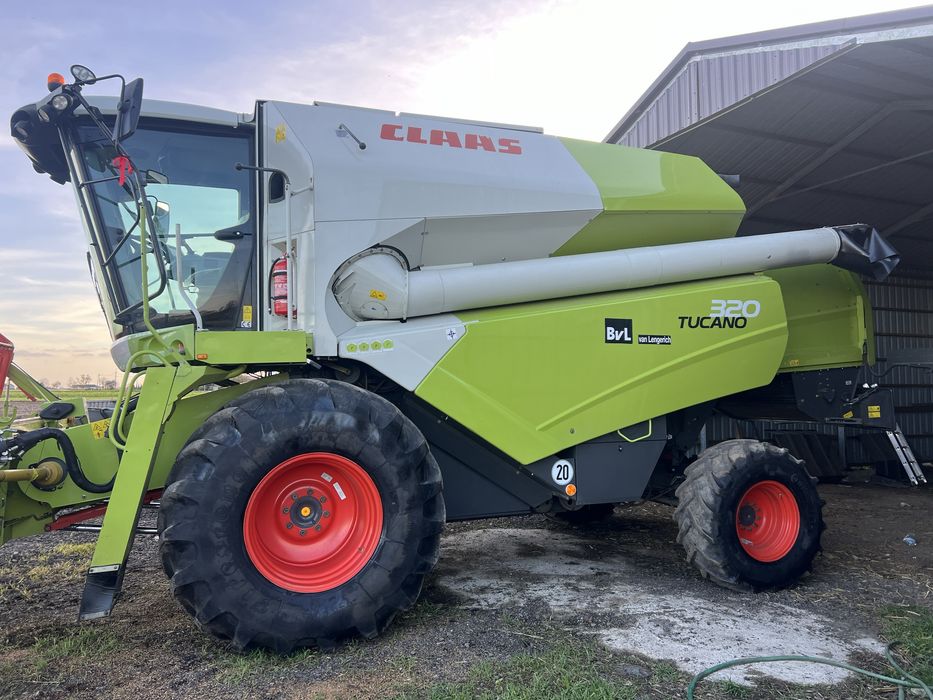 Claas Tucano 320 4x4 heder c430  stół do rzepaku 1800h! Juz w PL!