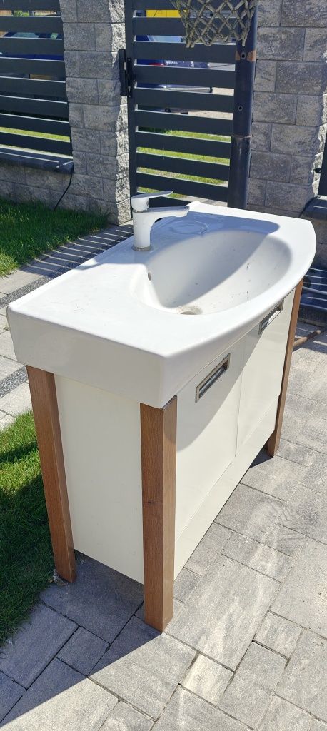 Umywalka z baterią i szafka pilne!!