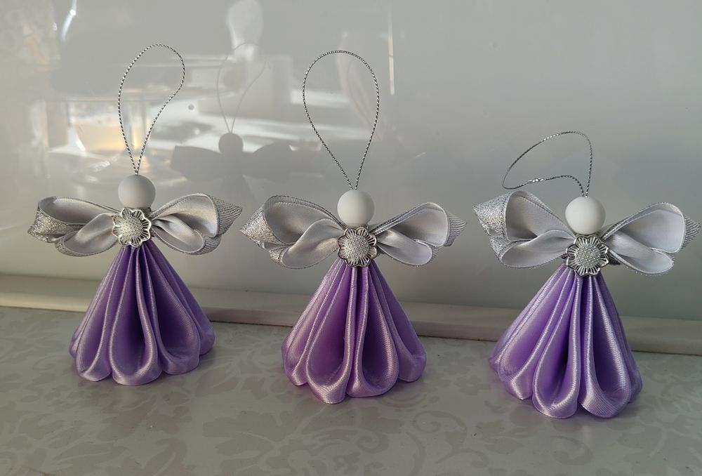 Aniołki  na choinkę 3 szt