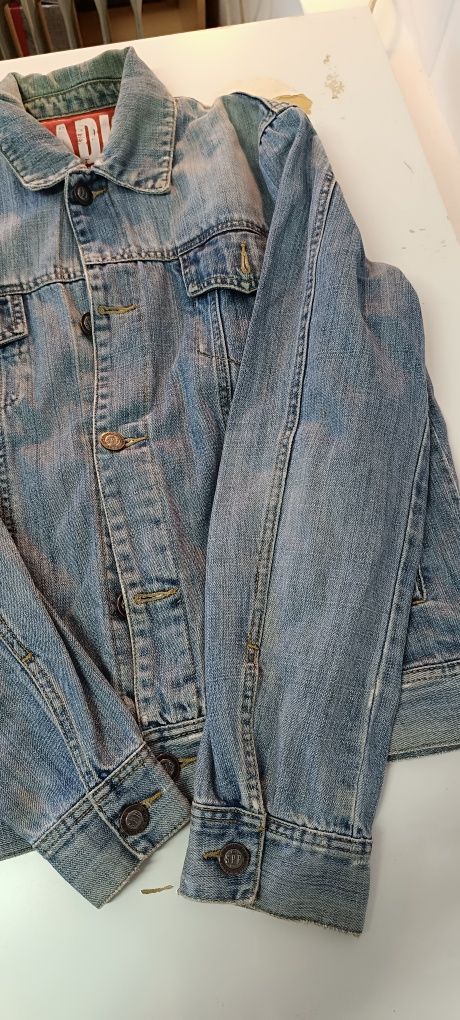 Blusão de ganga Springfield tamanho L. Usado. Em excelente estado
