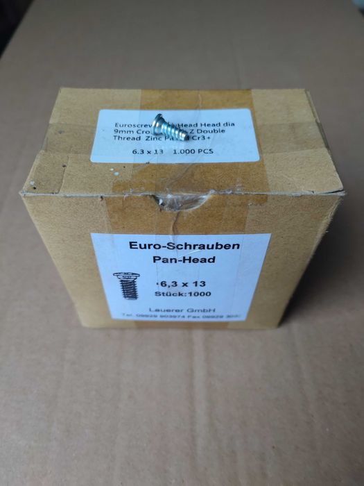 Śruby Euro/Blachowkręt  6,3x13   1000szt.