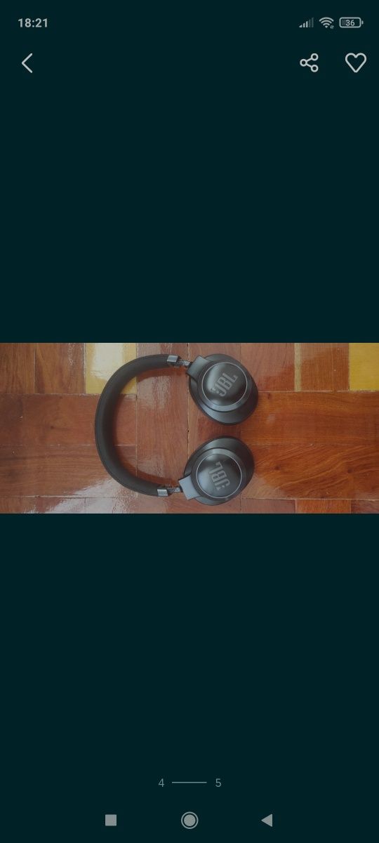 Headphones JBL 660 NC