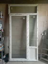Drzwi tarasowe białe