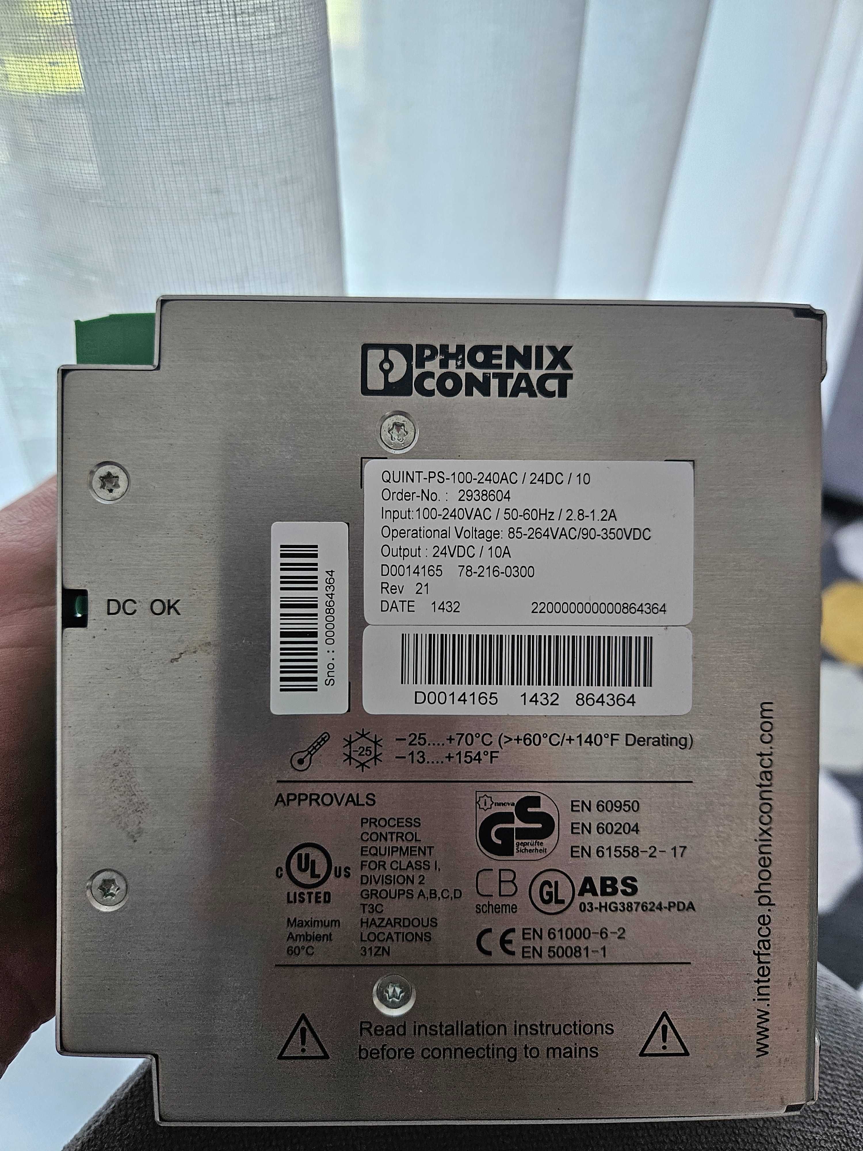 Zasilacz QUINT-PS-100-240AC/24DC/10