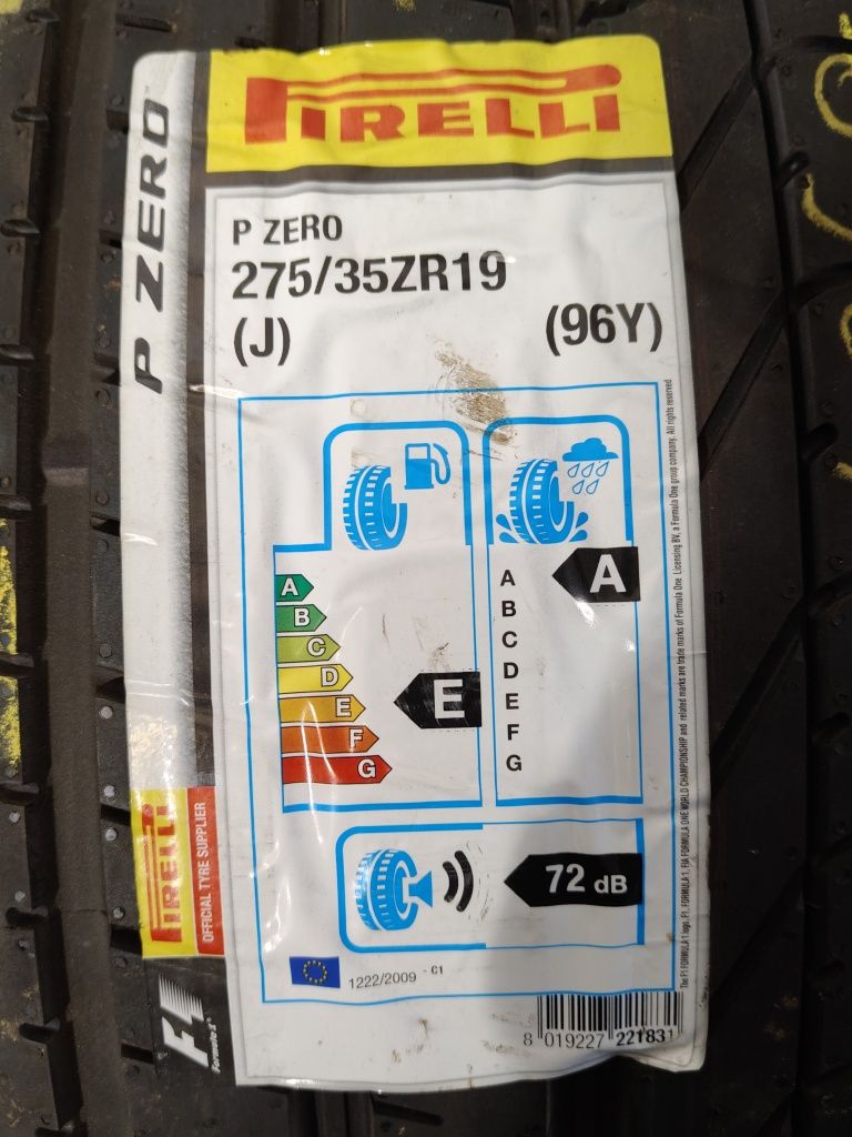 275/35ZR19 96 Y Pirelli P Zero J Nowa Lato      N16/S3