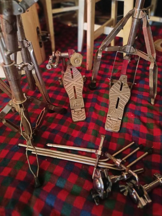 Zaproponuj! Bębny Szpaderski Pearl '70 80 Shell set Zestaw do renowacj