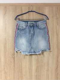 Spódnica mini dżinsowa damska Miss Two rozmiar S (36)