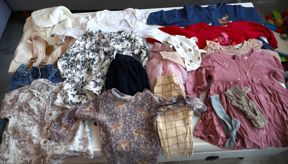 Paczka ubranek w rozmiarze 68-74