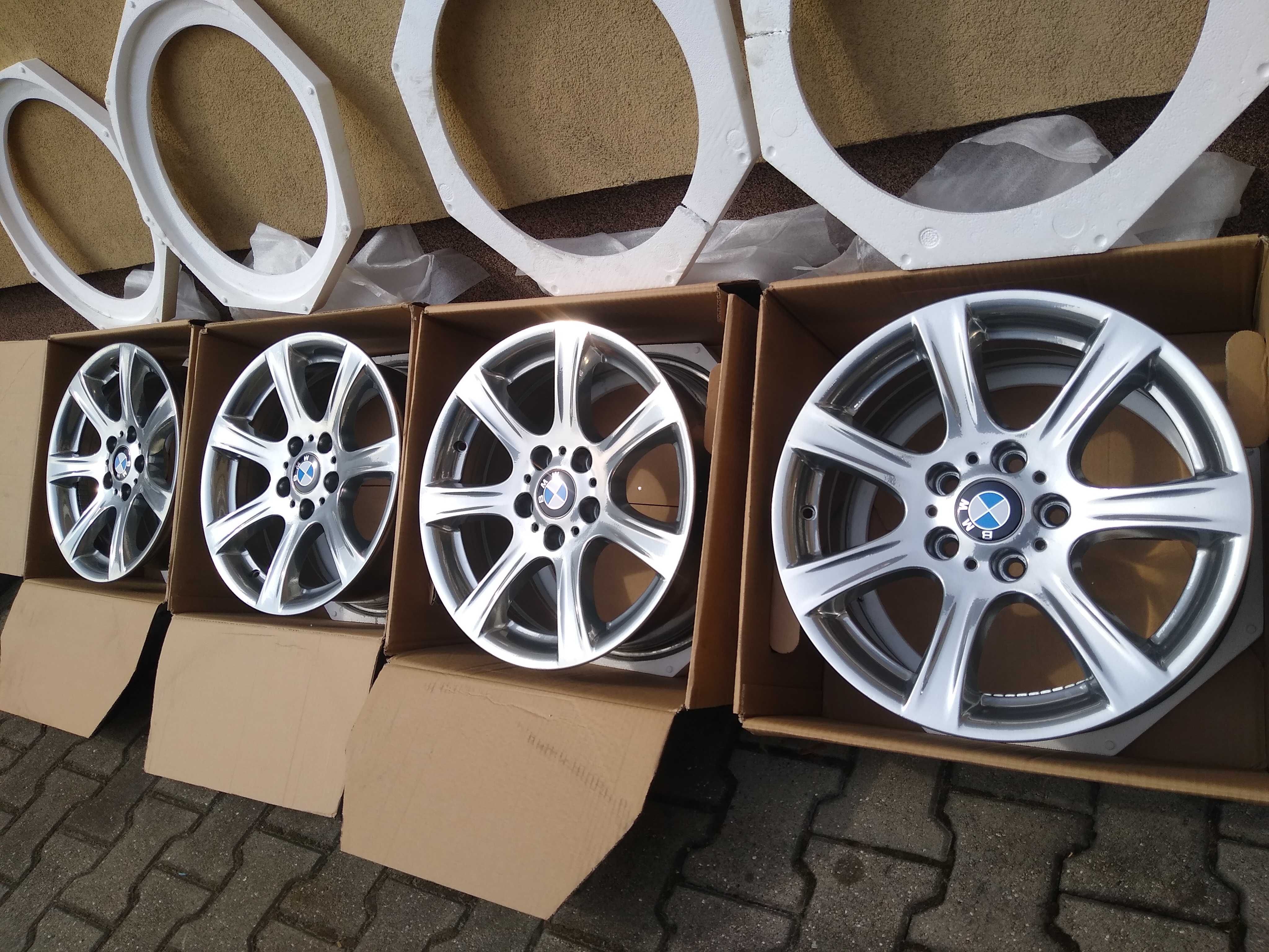 Sprzedam alu felgi org.BMW Styling 394 jak nowe Chrom