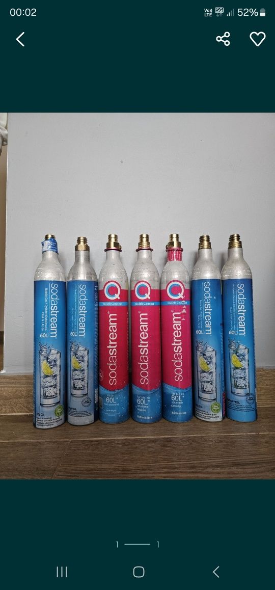 Sodastream wymiana butli TARGÓWEK (mam też różowe)