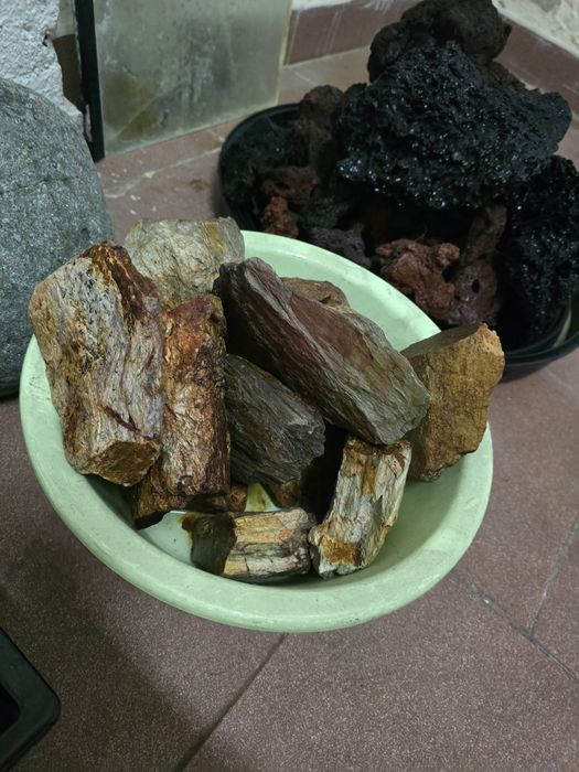 Pedra Vulcânica e Pedra xisto para Aquaescape