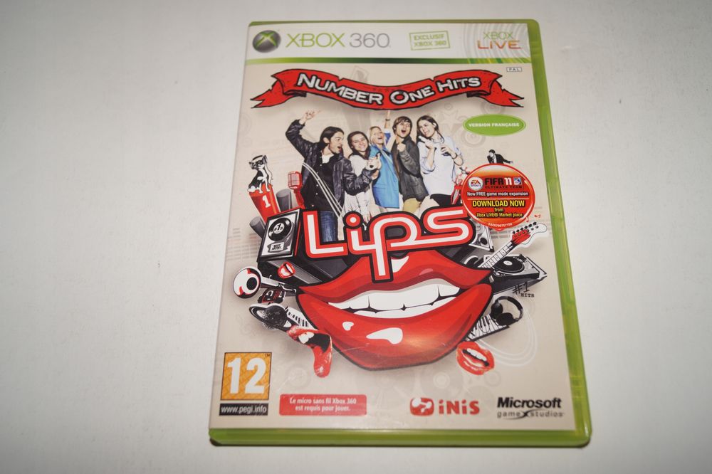 Gra Lips Number One Hits Microsoft X360