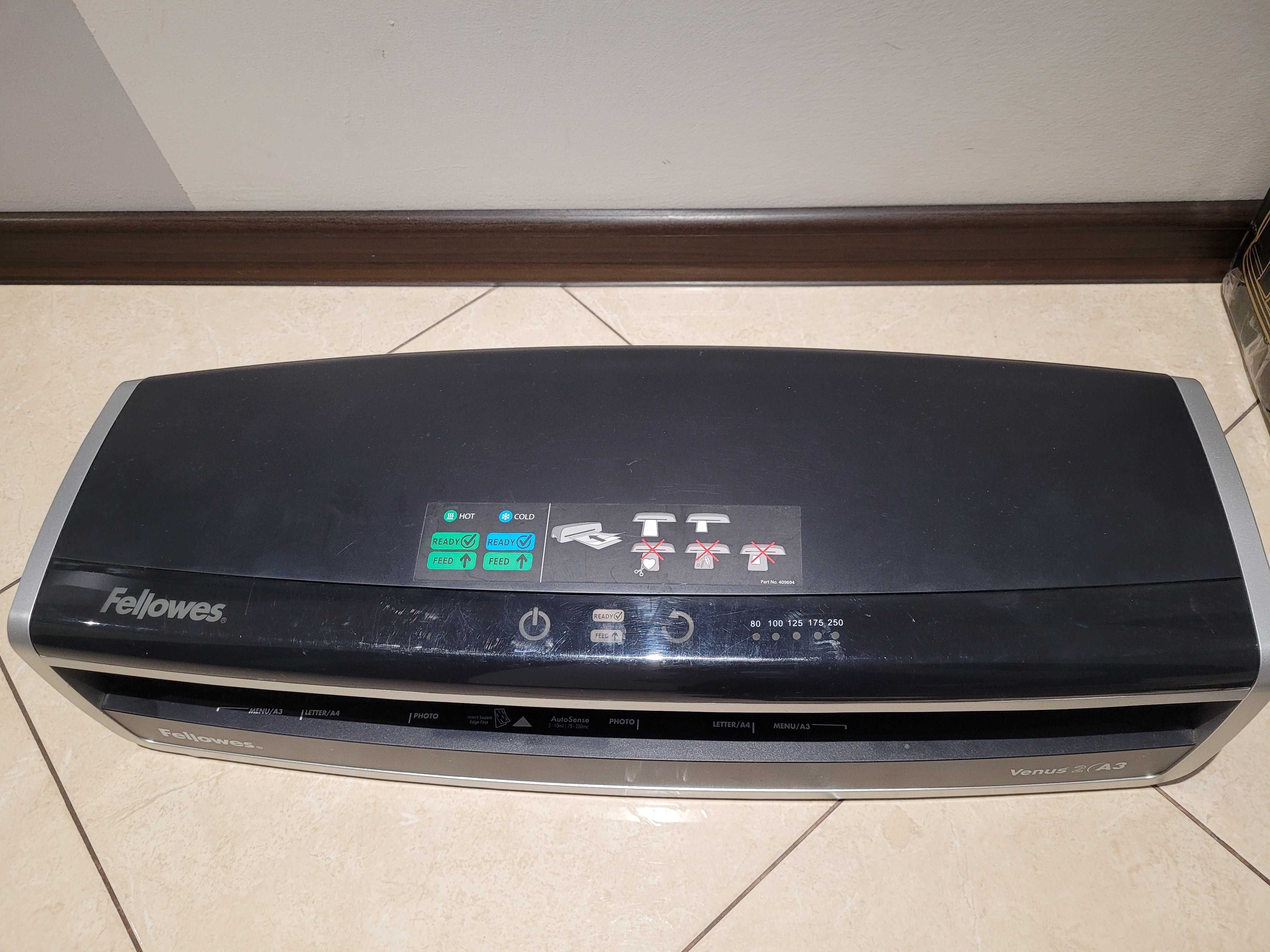 Fellowes Laminator A3 Venus 2, Premium Laminator Biurowy