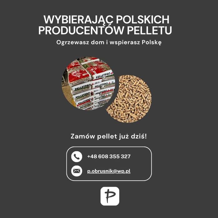 Certyfikowany Pellet drzewny, DINplus / A1, PelletPro. TRANSPORT!