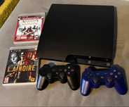 PS3 Slim 250GB 2 pady + gry PlayStation 3