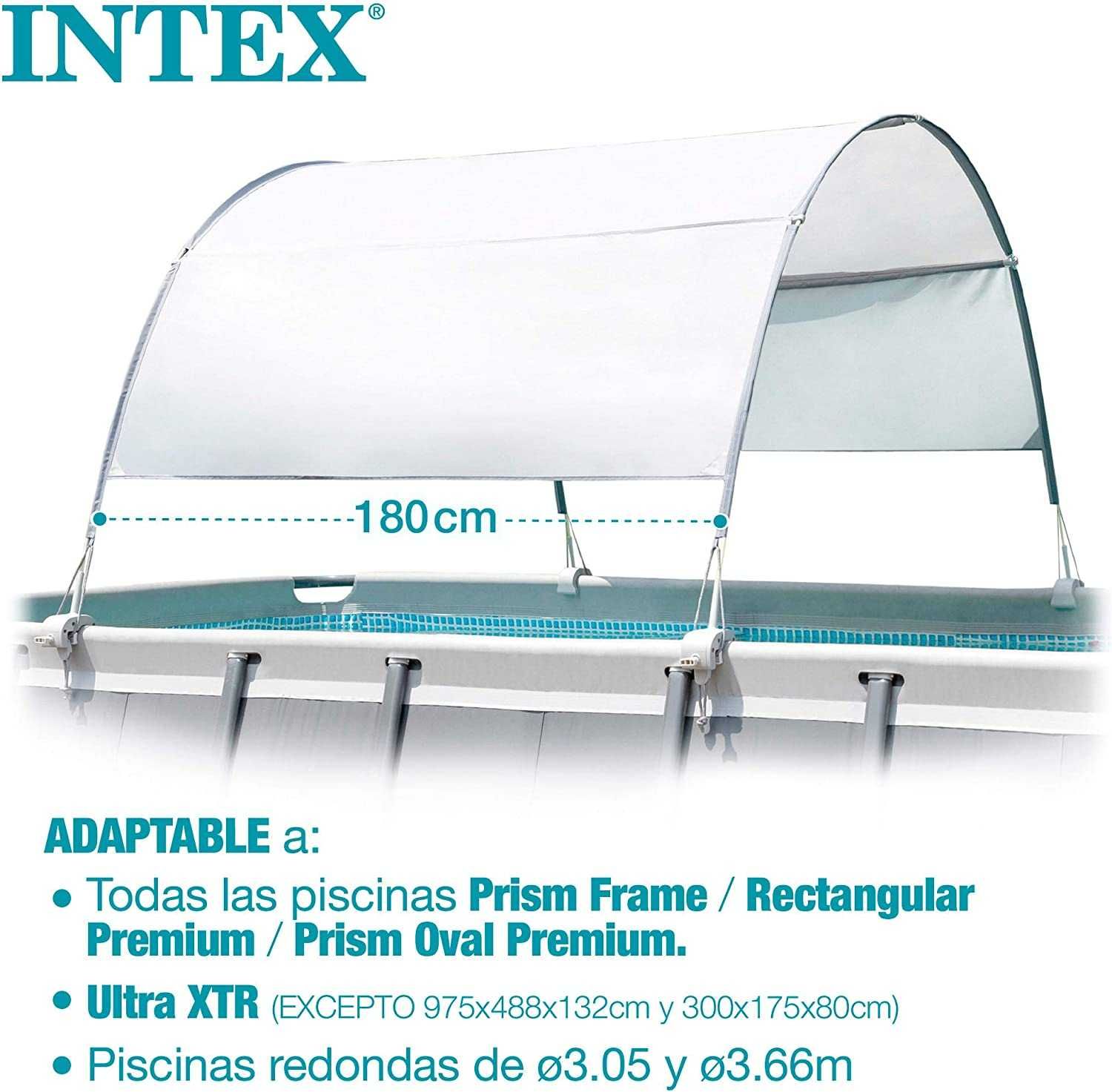 Toldo solar para piscina, INTEX, Nova